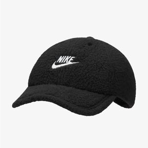 Nike Club Cap Fleece Curved Bill Cap Black Adult Unisex FJ8629-010 Size S/M
